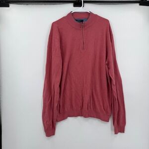 Johnnie-0 quarter zip sweater xl